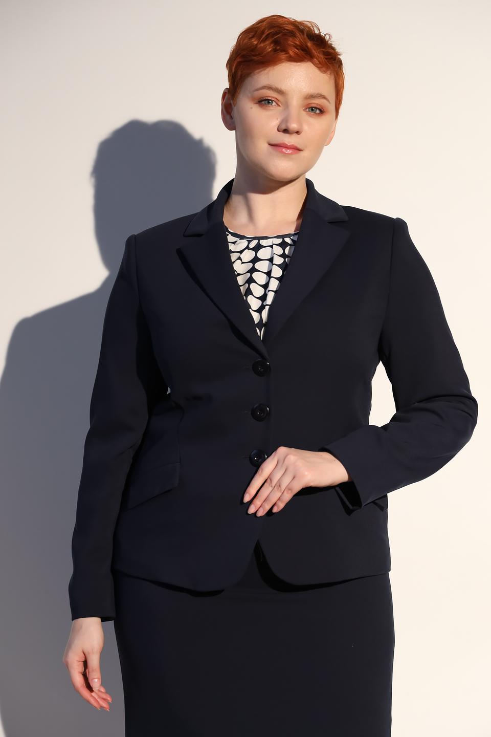 Жакет Frank Walder приталенный тёмно-синий