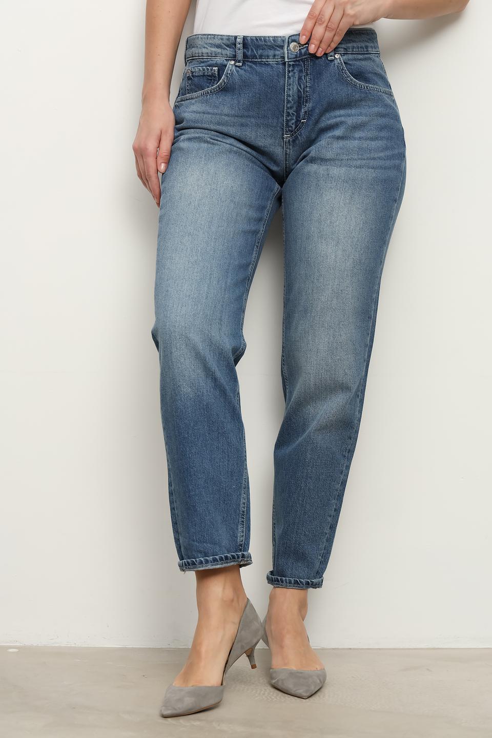 Джинсы Angels mom fit голубые