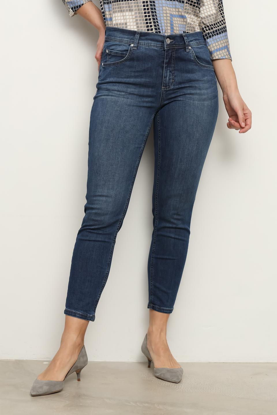 Джинсы Angels скинни тёмно-синие