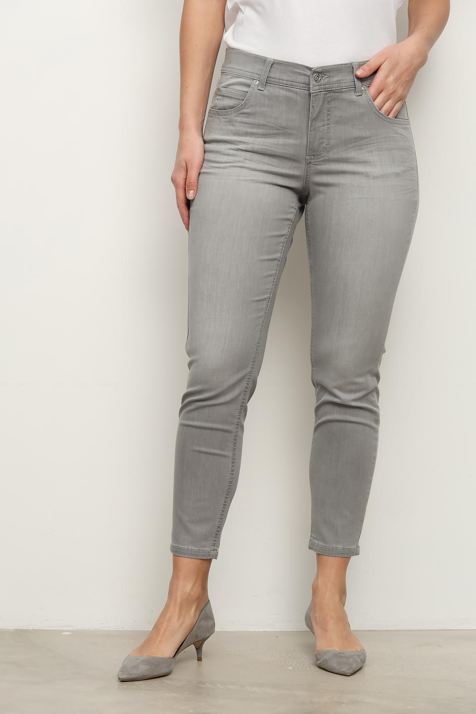 Джинсы Angels серые слим