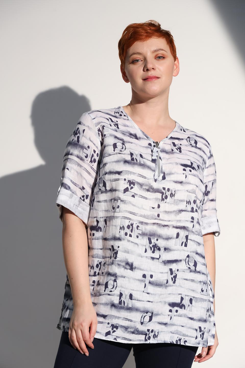 Блуза Doris Streich с принтом