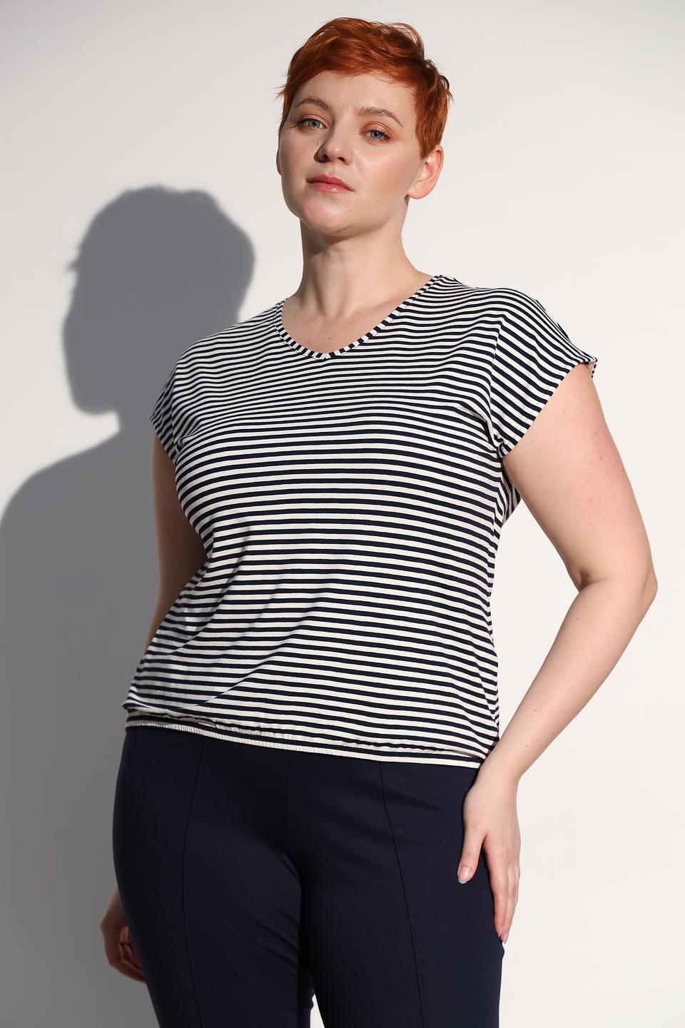 Футболка Lebek в полоску