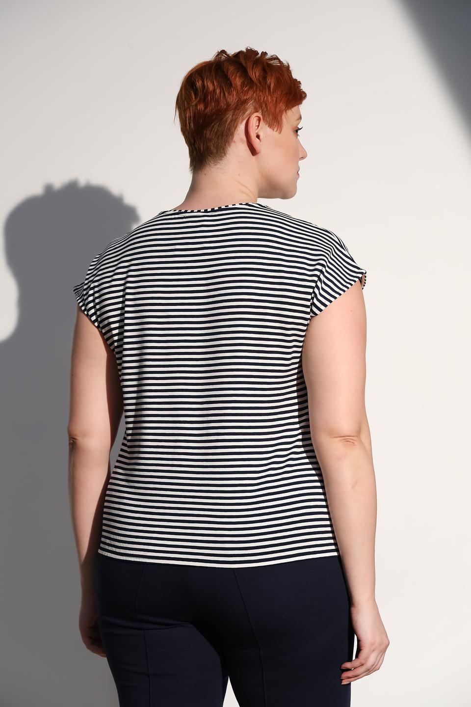 Футболка Lebek в полоску