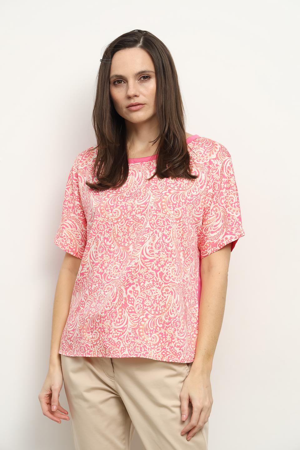 Блуза Gerry Weber с принтом розовый