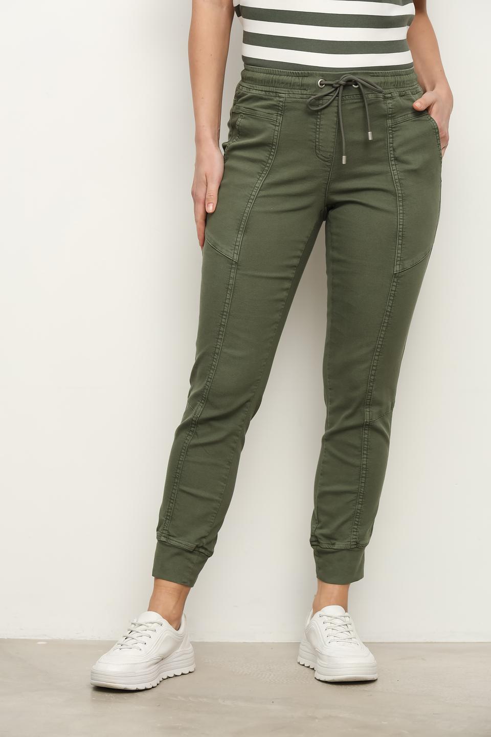 Брюки Via Appia хаки с карманами