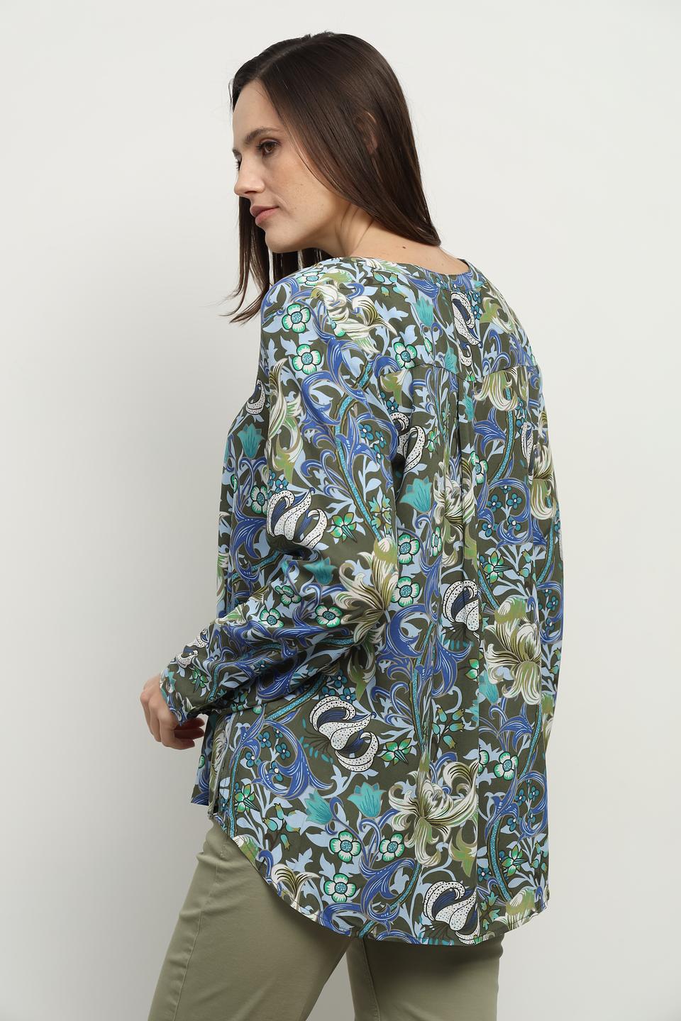 Блуза Via Appia с цветочным принтом