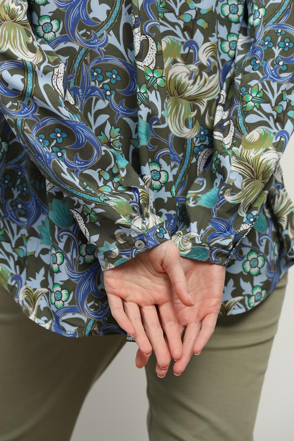 Блуза Via Appia с цветочным принтом