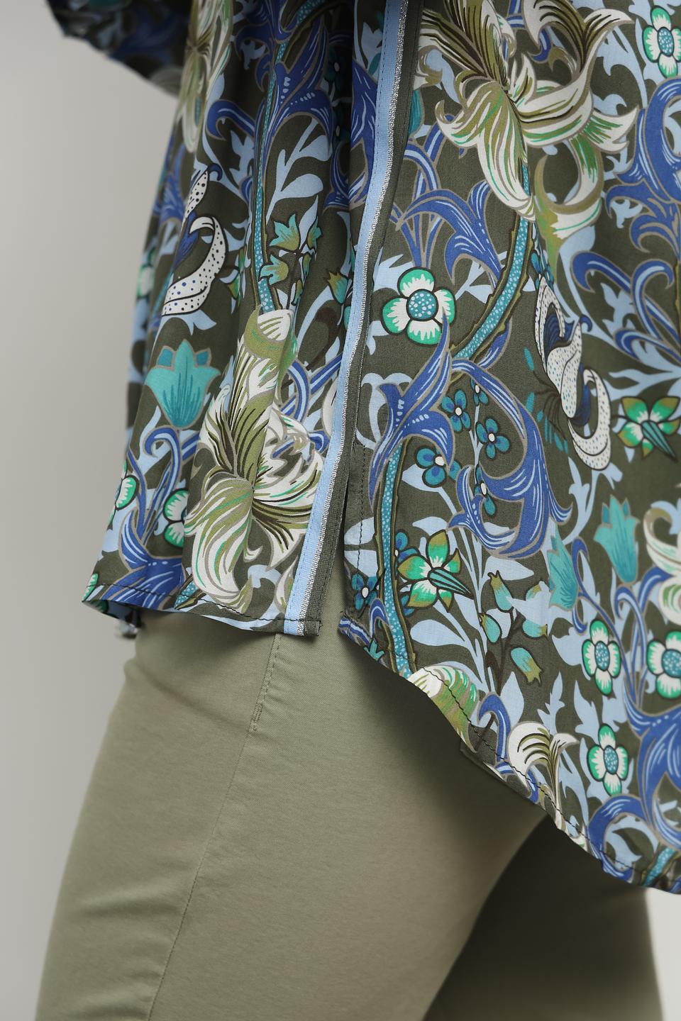 Блуза Via Appia с цветочным принтом