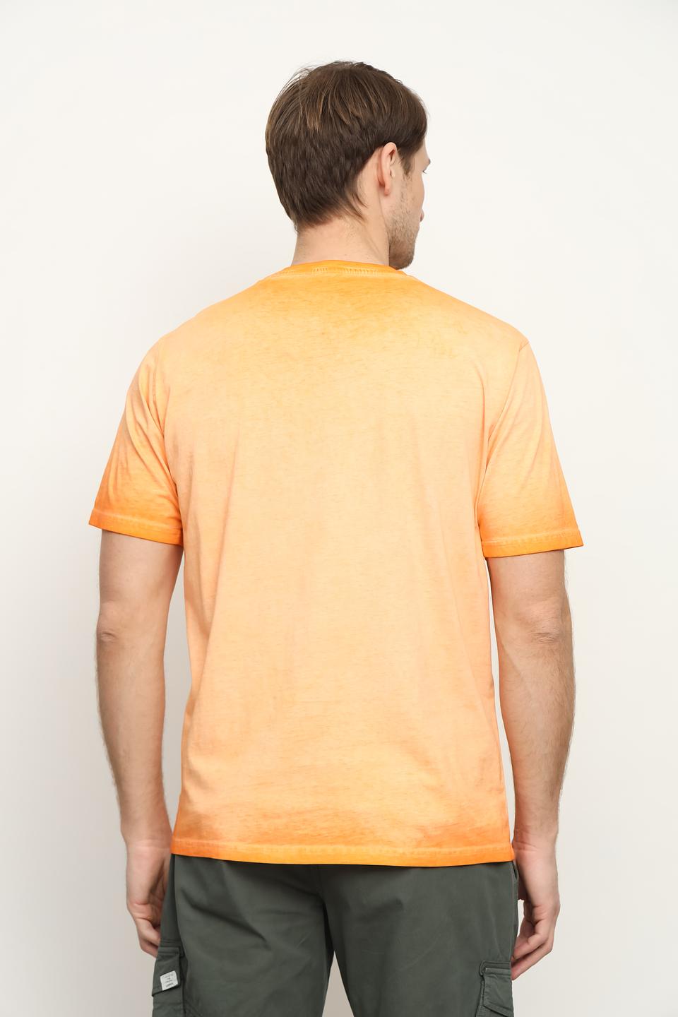 Футболка Casa Moda с принтом Miami оранжевый