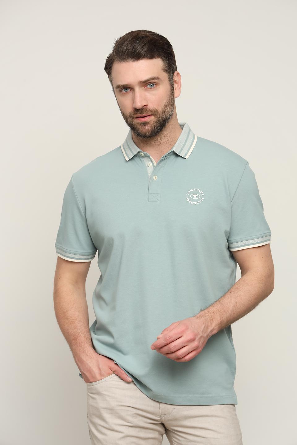 Поло Tom Tailor мятное