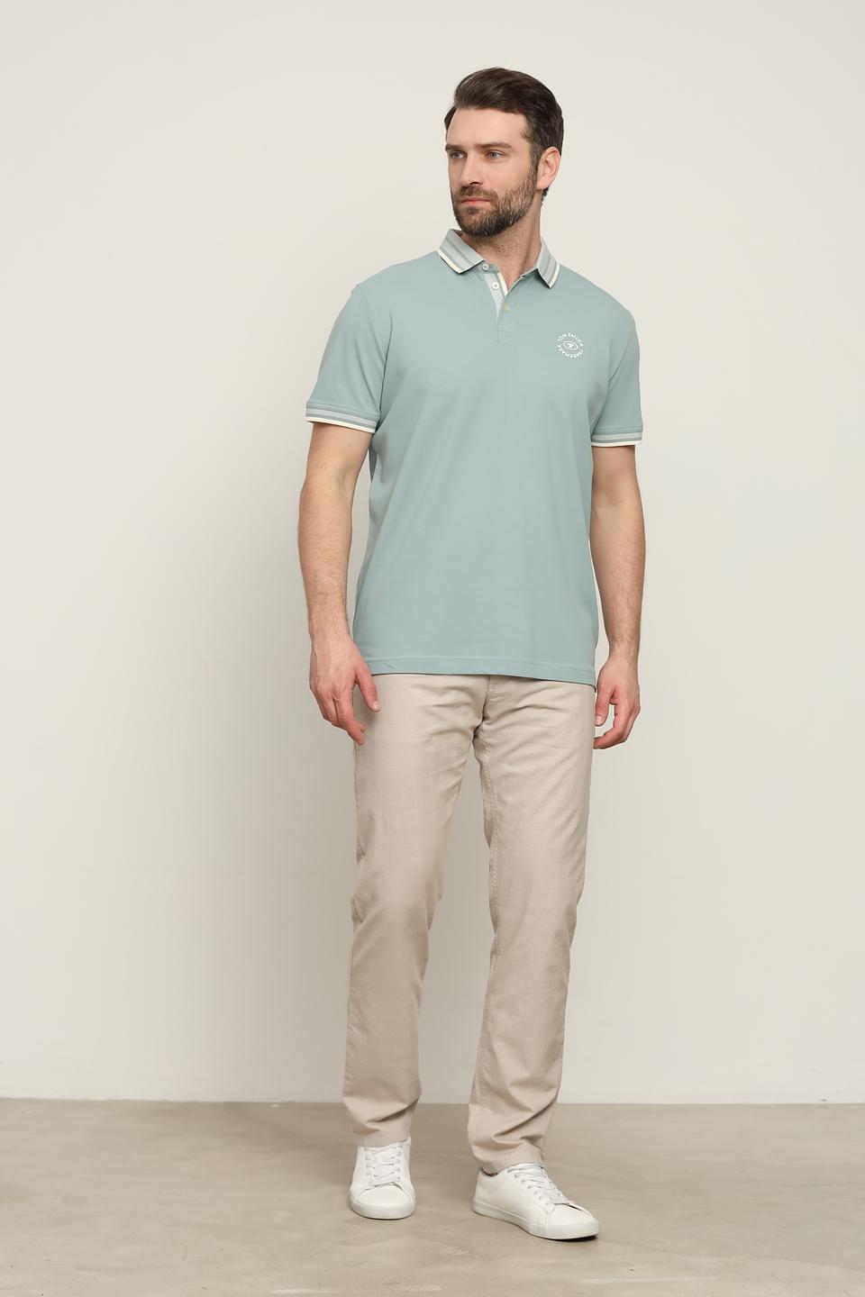 Поло Tom Tailor мятное