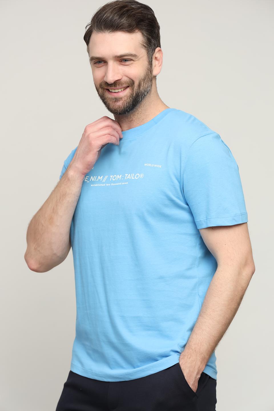 Футболка Tom Tailor denim boy голубая