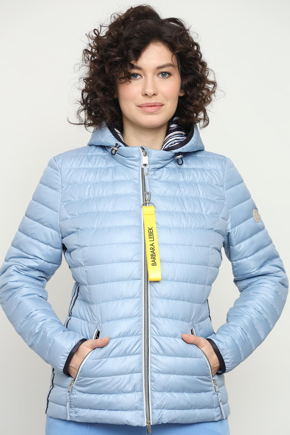 Куртка Lebek стеганая голубая