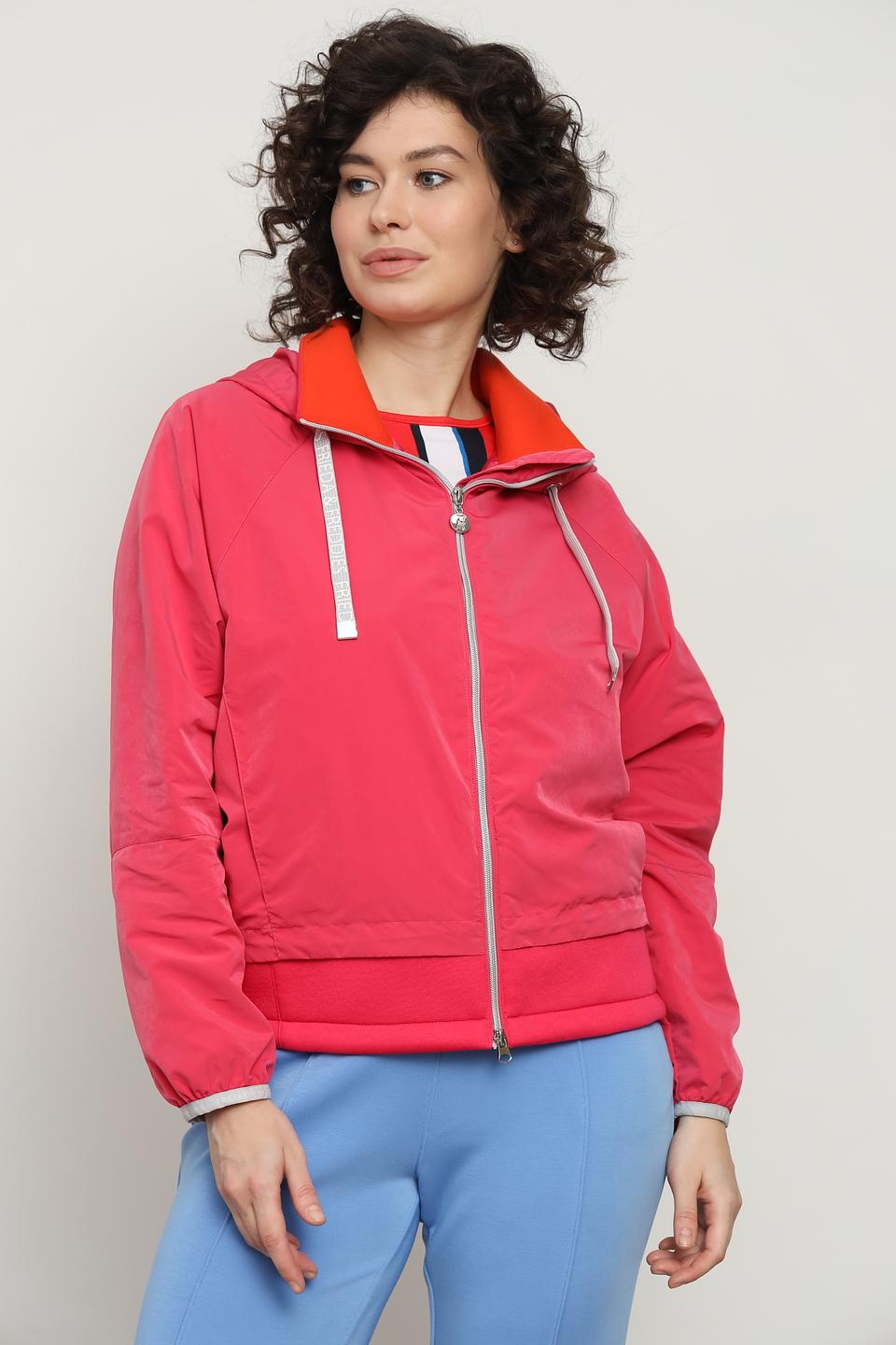 Куртка Frieda and Freddies малиновая с капюшоном