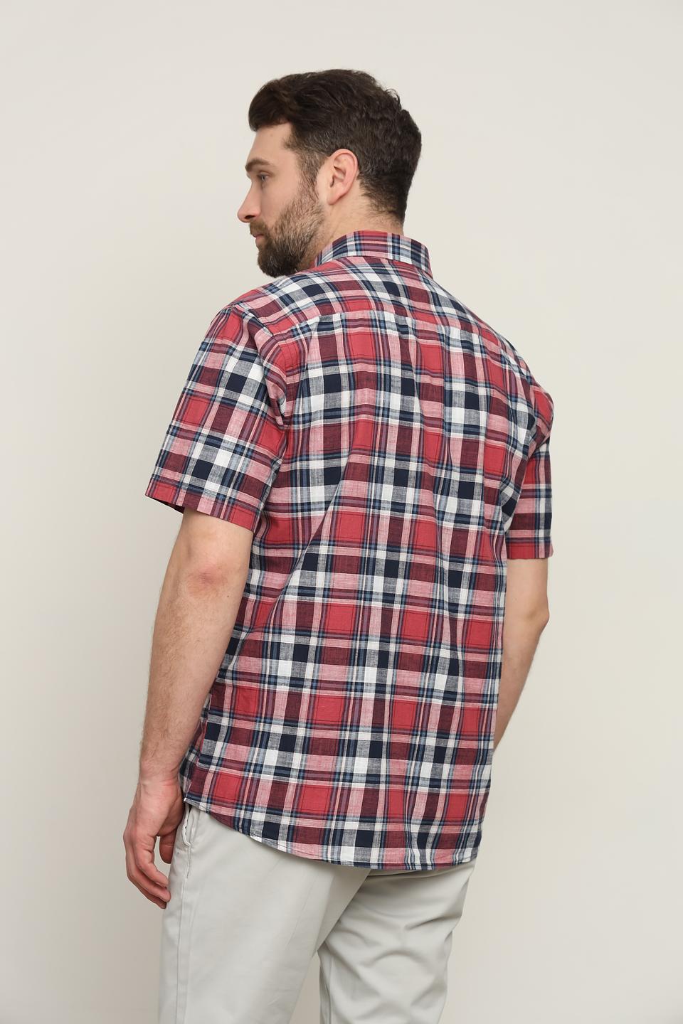 Рубашка кр Basefield в клетку