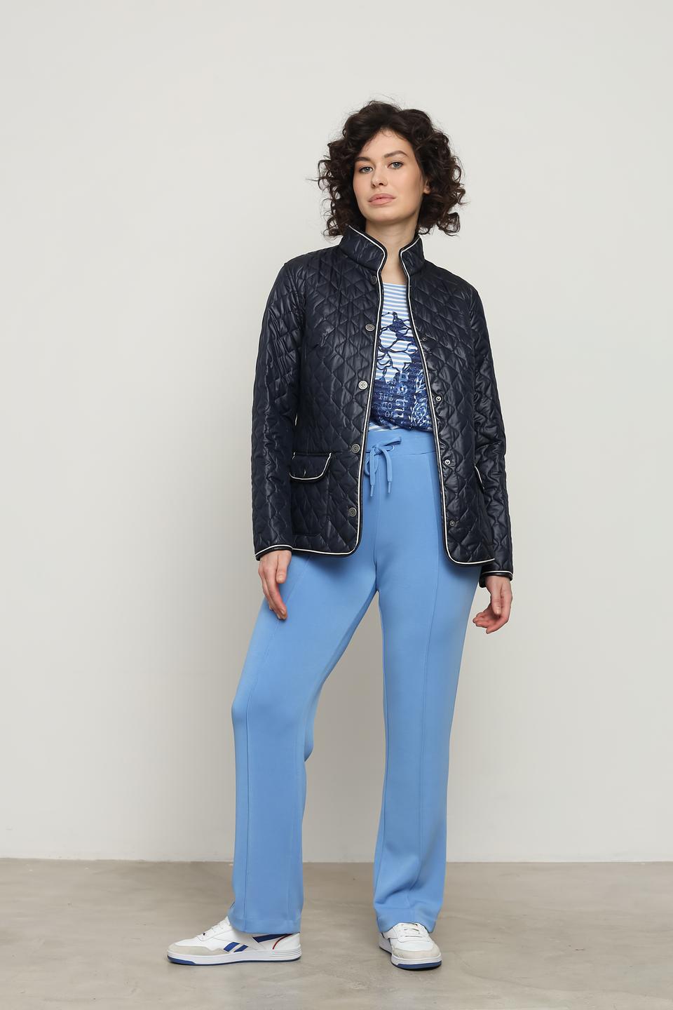 Куртка Lebek стеганая синяя