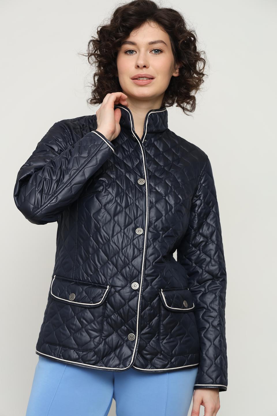 Куртка Lebek стеганая синяя