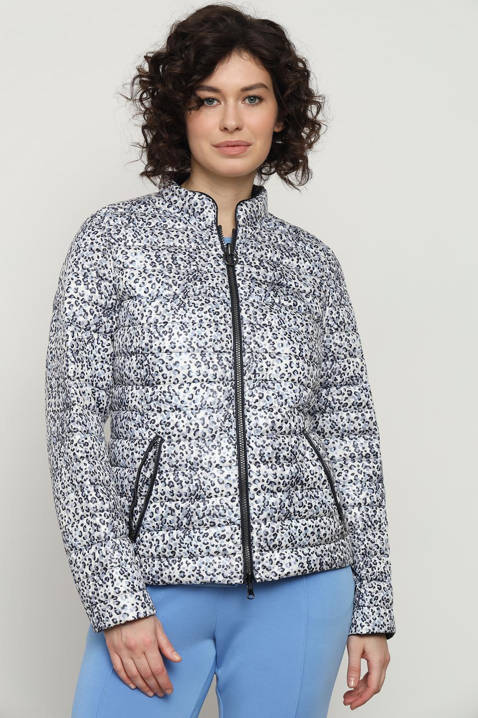 Куртка Lebek с леопардовым принтом