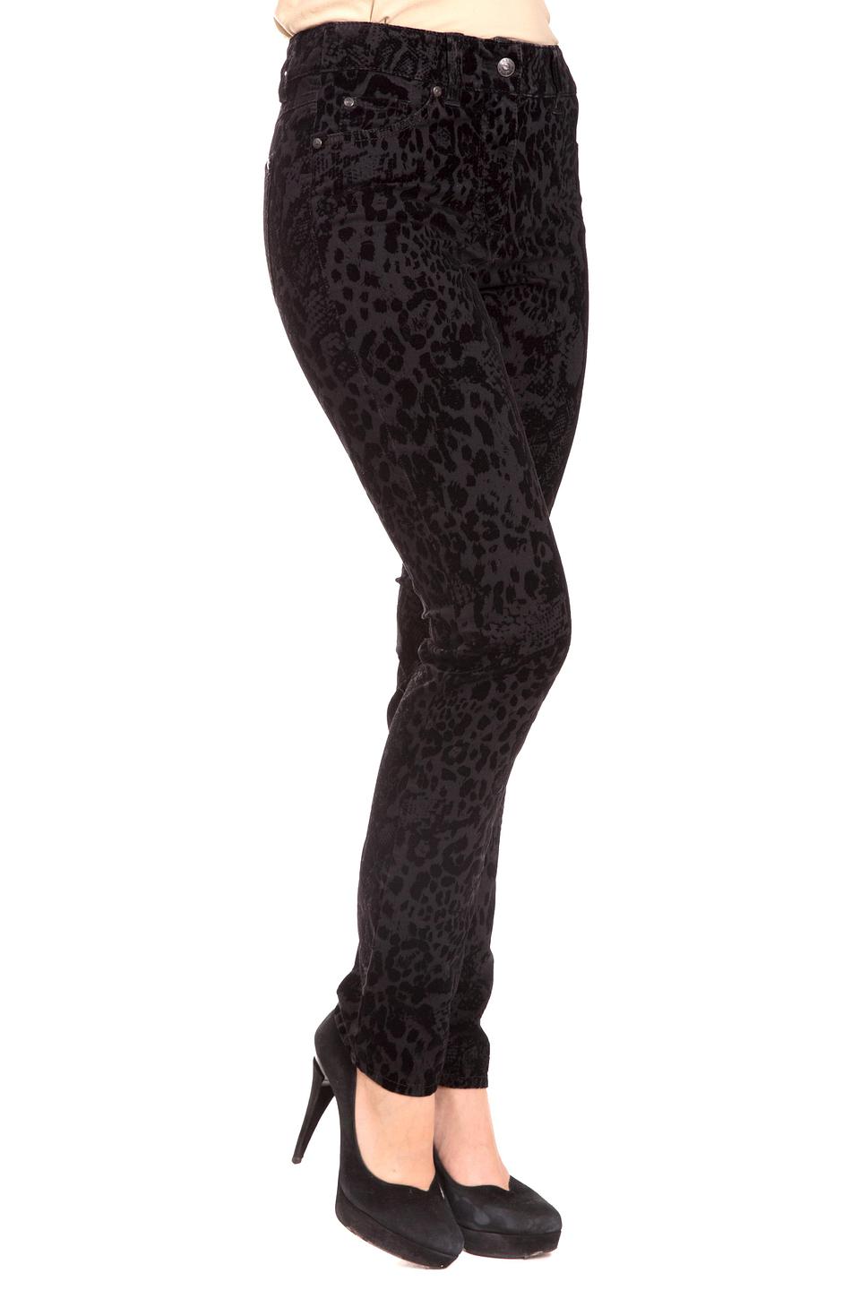 Джинсы Gerry Weber черные с принтом