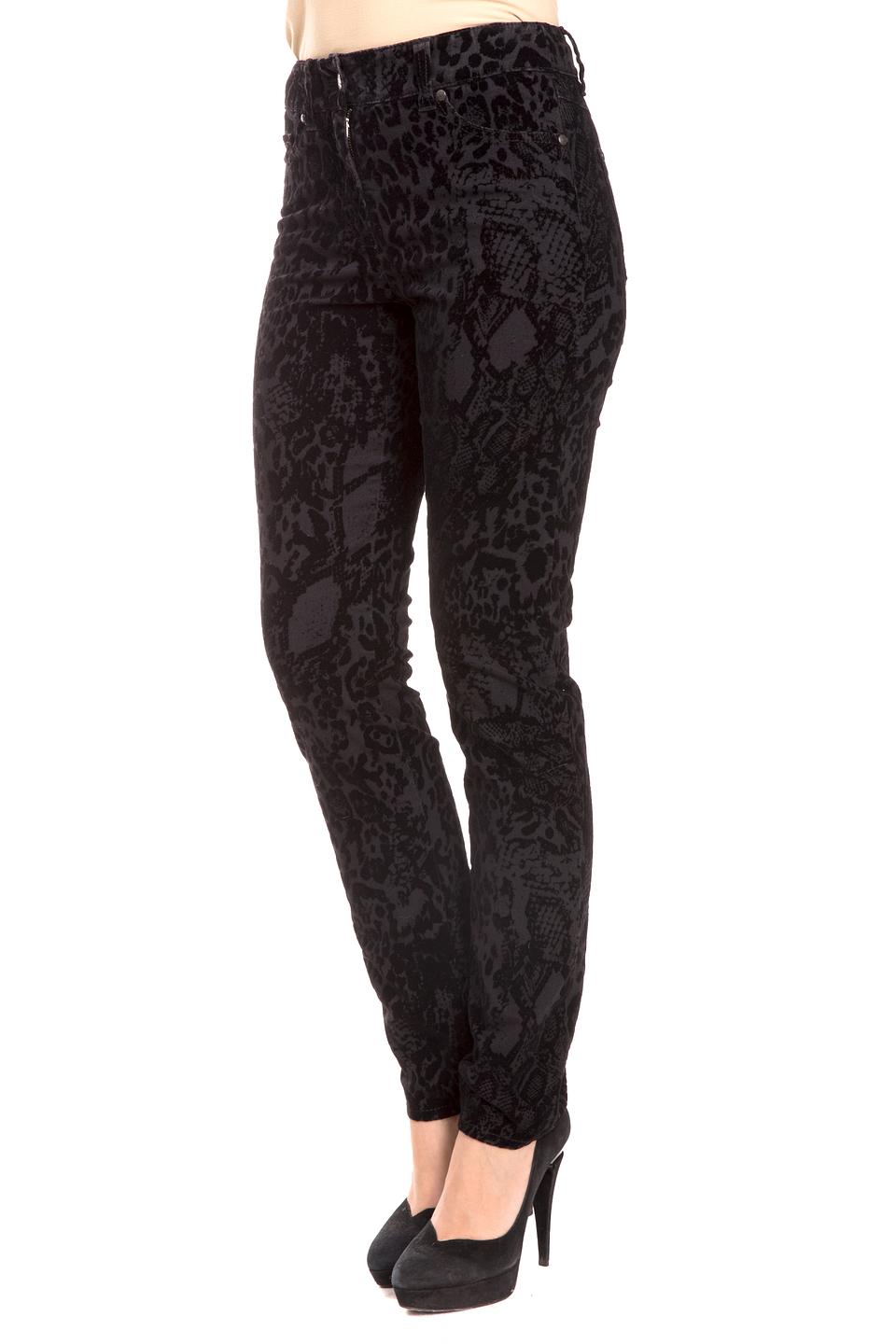 Джинсы Gerry Weber черные с принтом