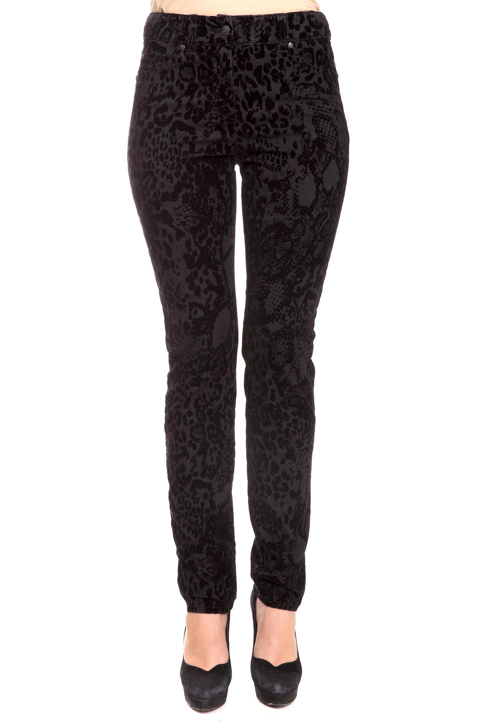 Джинсы Gerry Weber черные с принтом