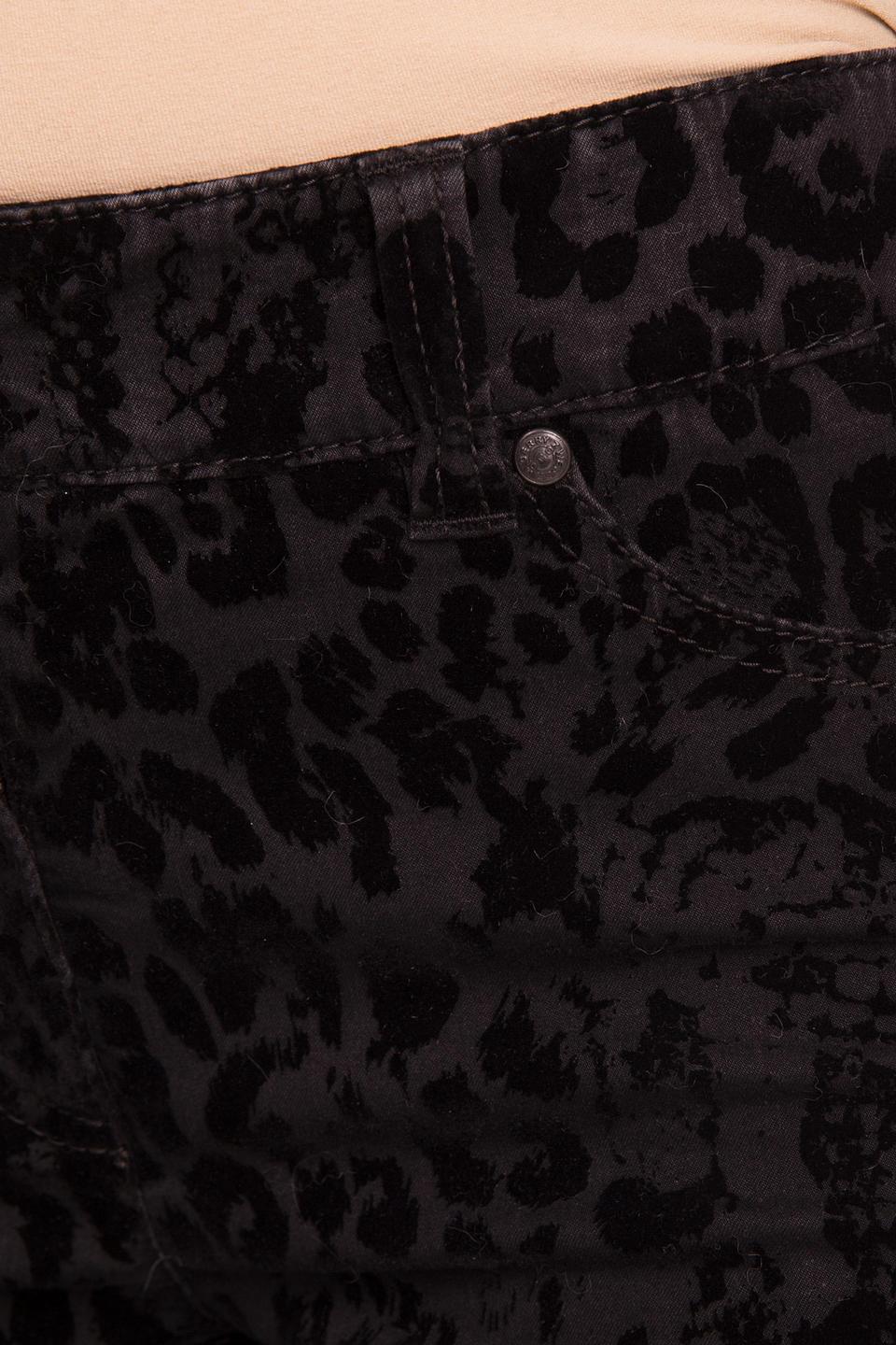 Джинсы Gerry Weber черные с принтом