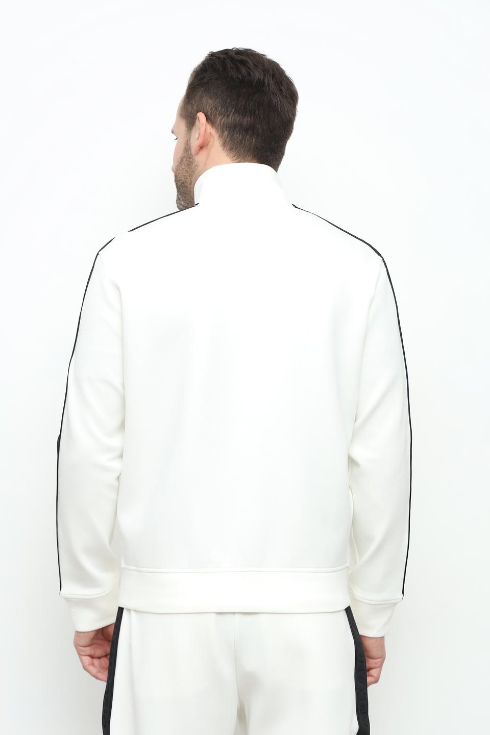 Кардиган Emporio Armani белый с полосами