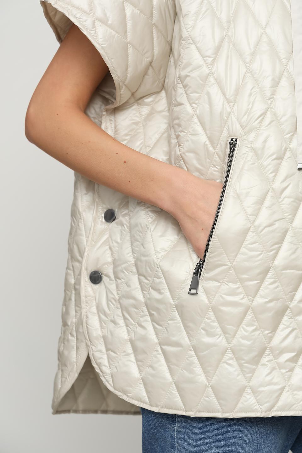 Жилет White Label стеганый бежевый