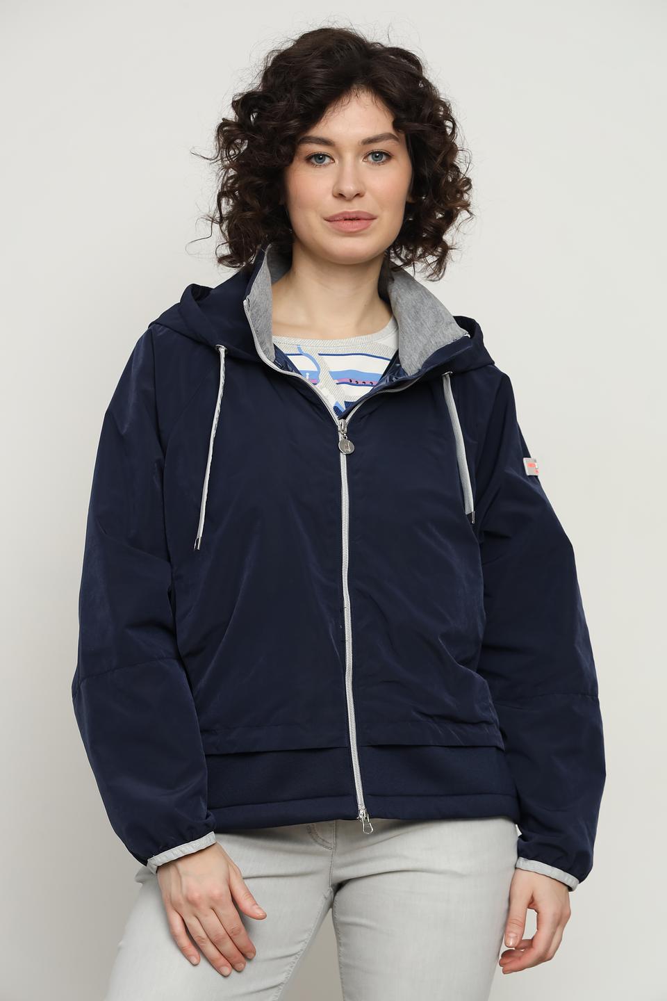 Куртка Frieda and Freddies синяя с капюшоном