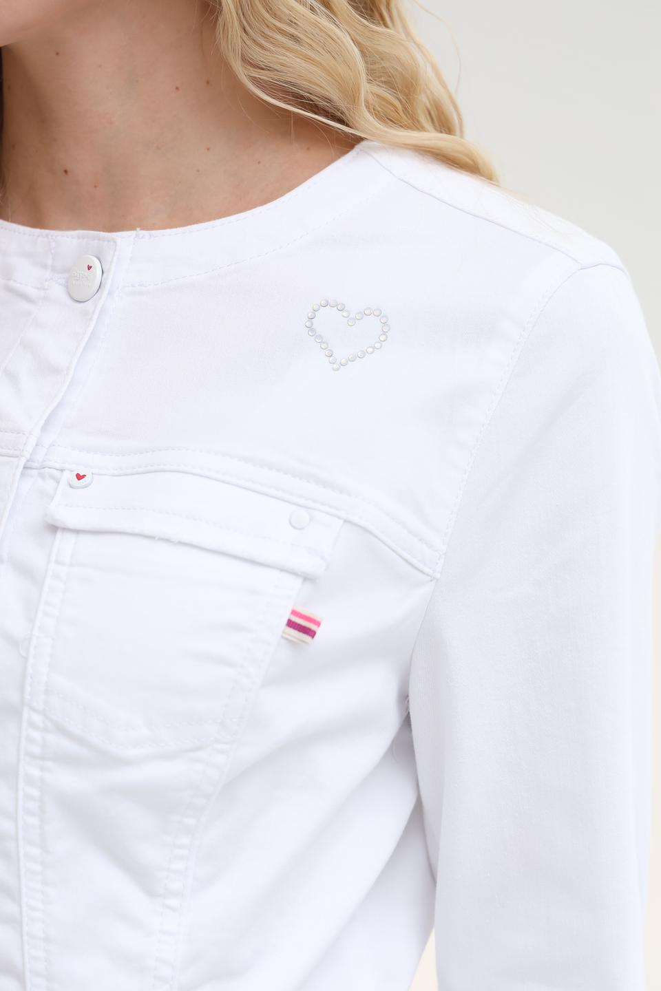 Жакет Ppep. женский белый приталенный