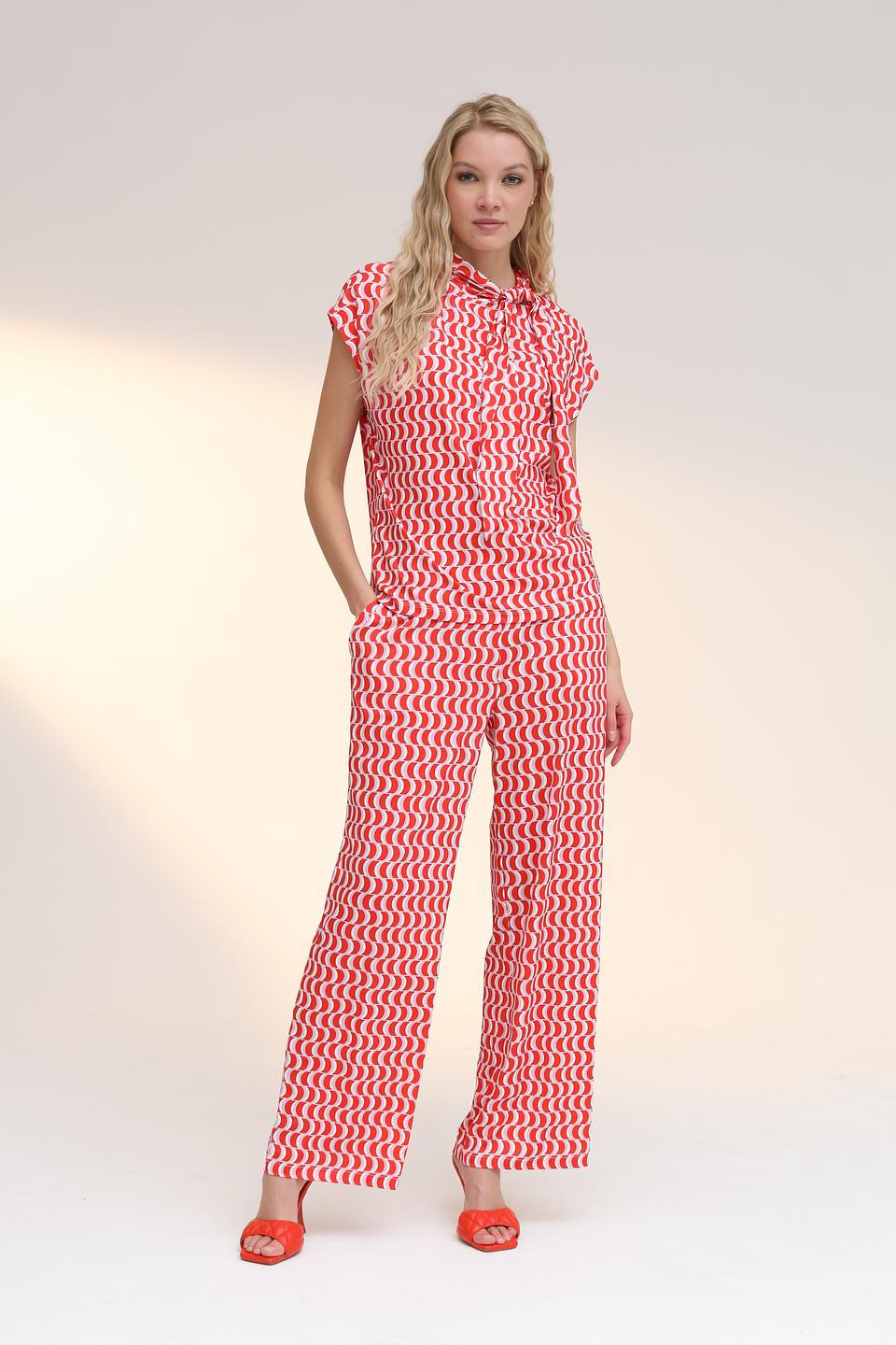 Блуза Gerry Weber в красный принт