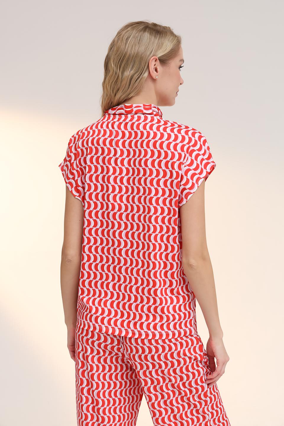 Блуза Gerry Weber в красный принт