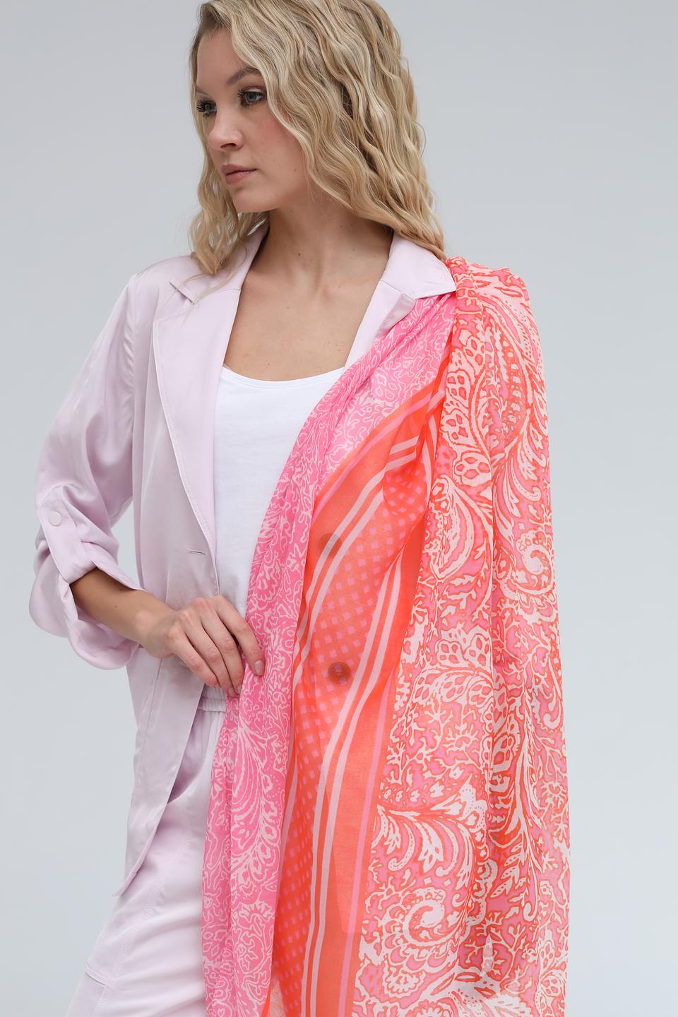 Шарф Gerry Weber EDITION с узором коралловый