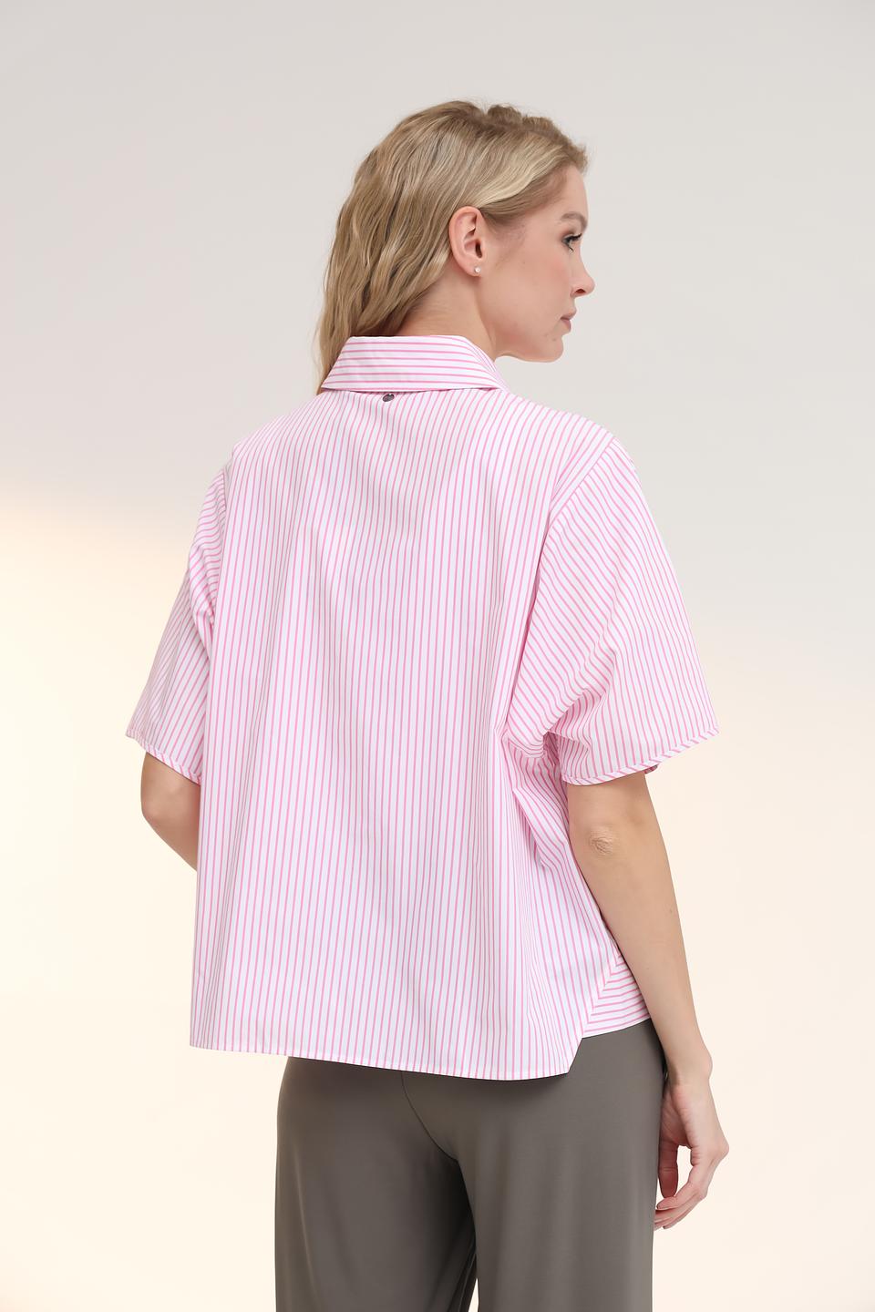 Рубашка Gerry Weber полоска розовая