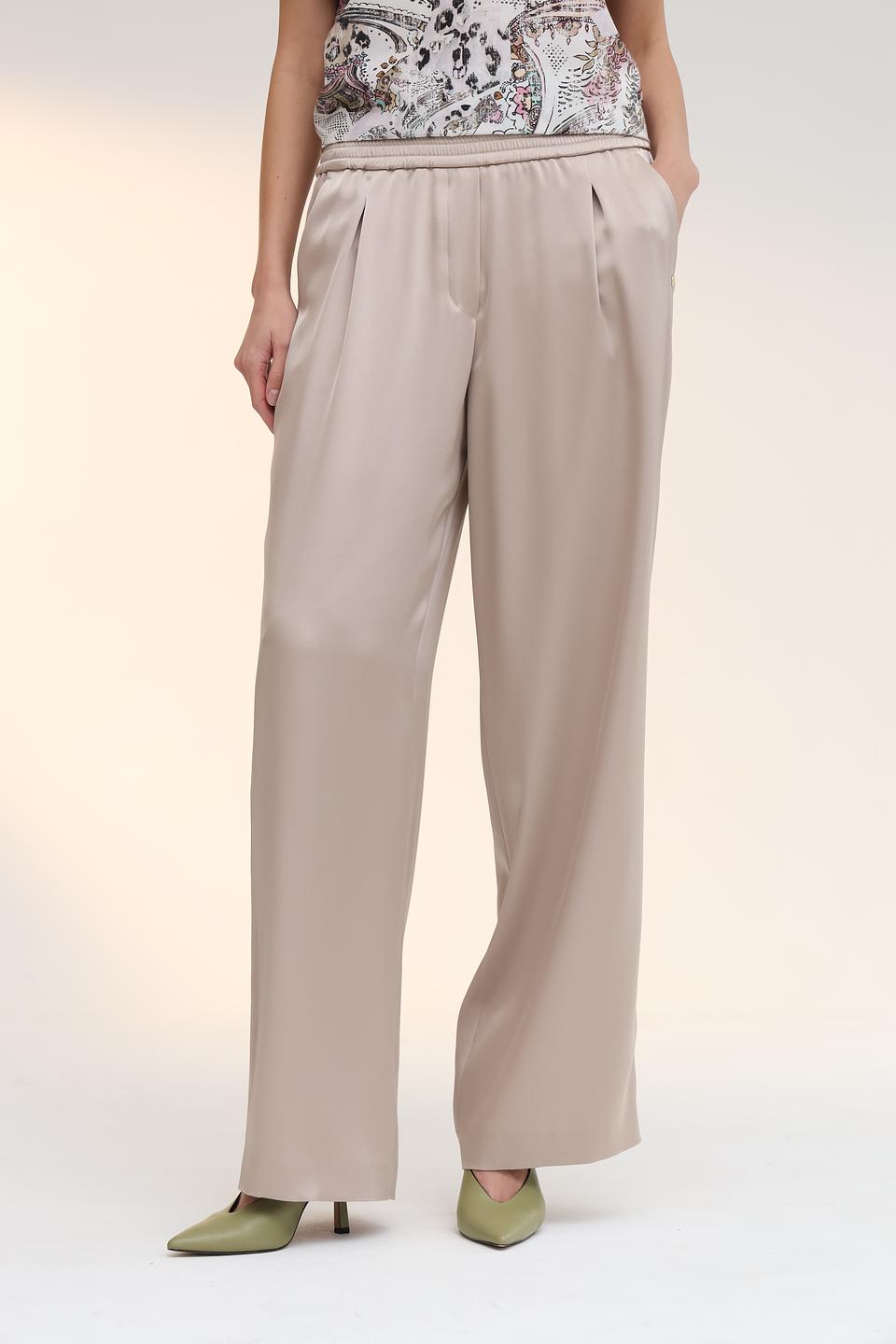 Брюки Marc Cain бежевые широкие