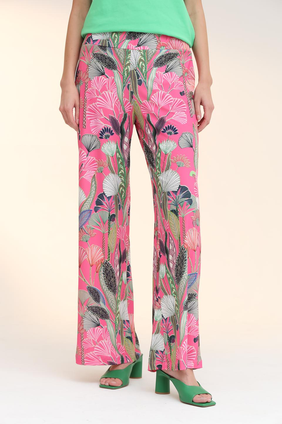 Брюки Bianca с цветочным принтом