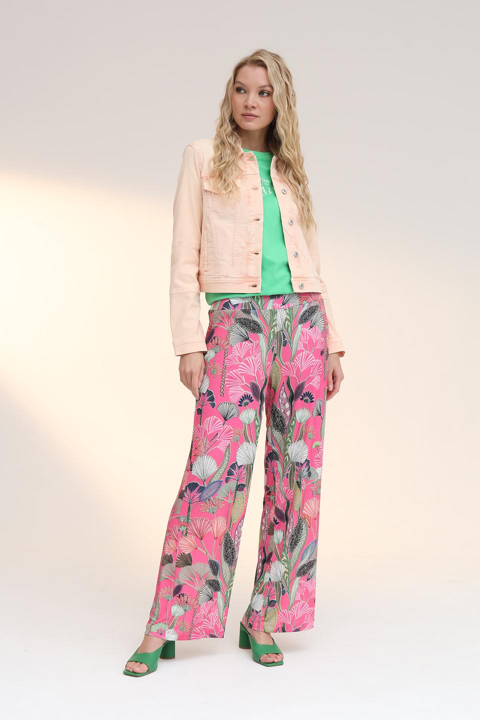 Брюки Bianca с цветочным принтом