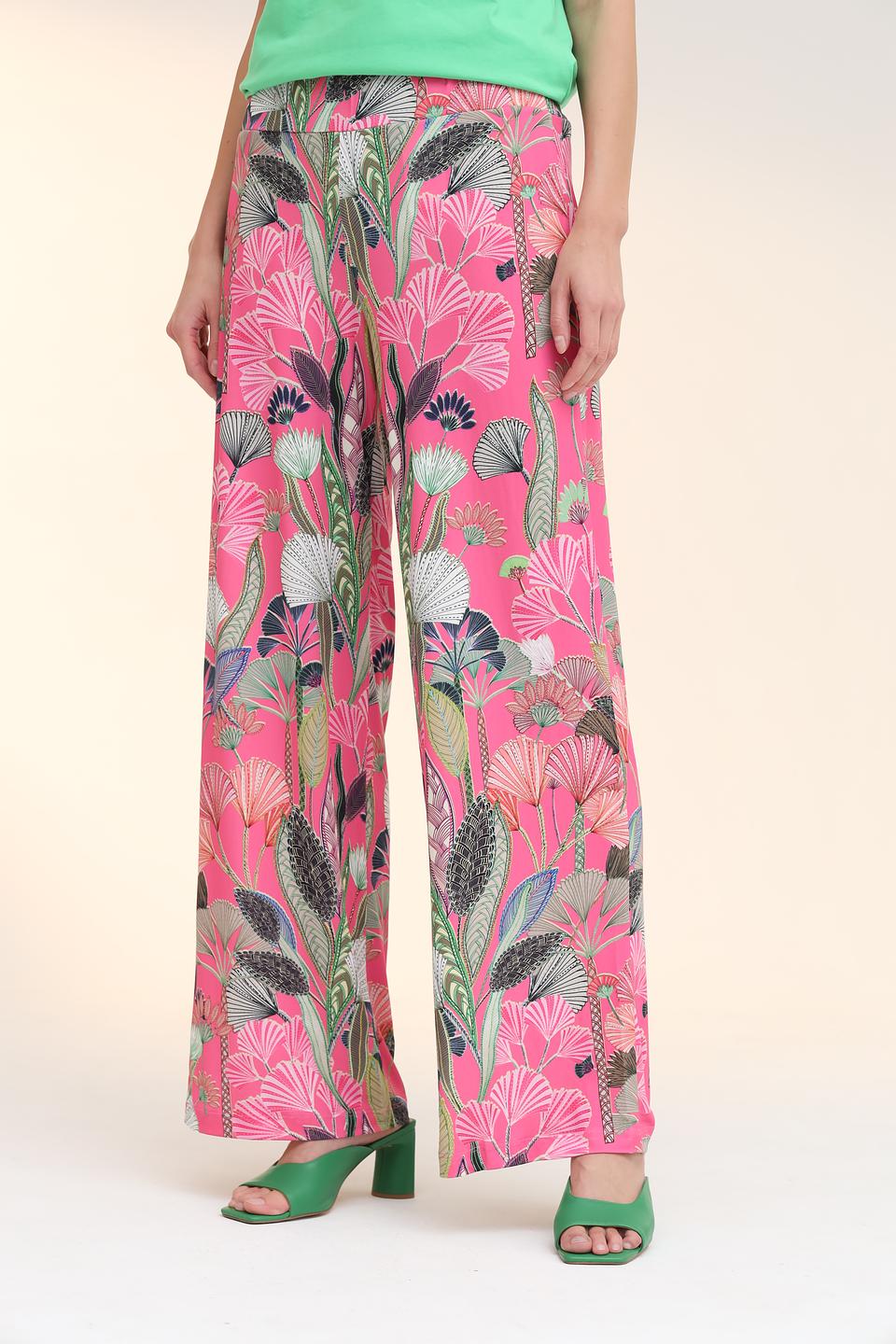 Брюки Bianca с цветочным принтом