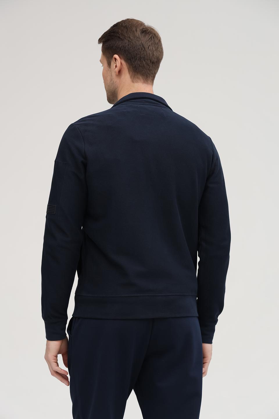 Кардиган Tom Tailor темно-синий на молнии