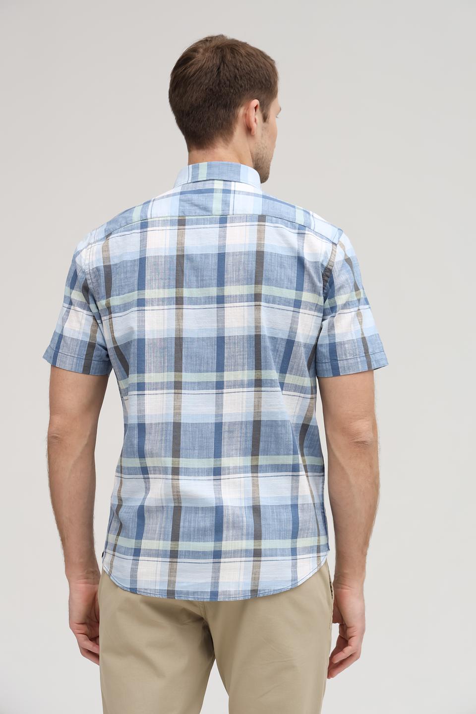 Рубашка кр Basefield в клетку