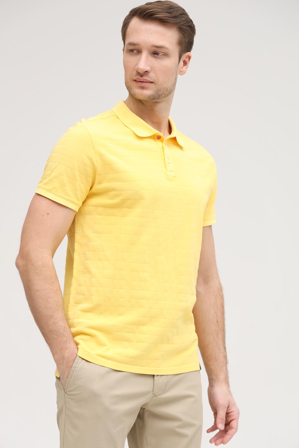 Поло Time Zone boy жёлтое