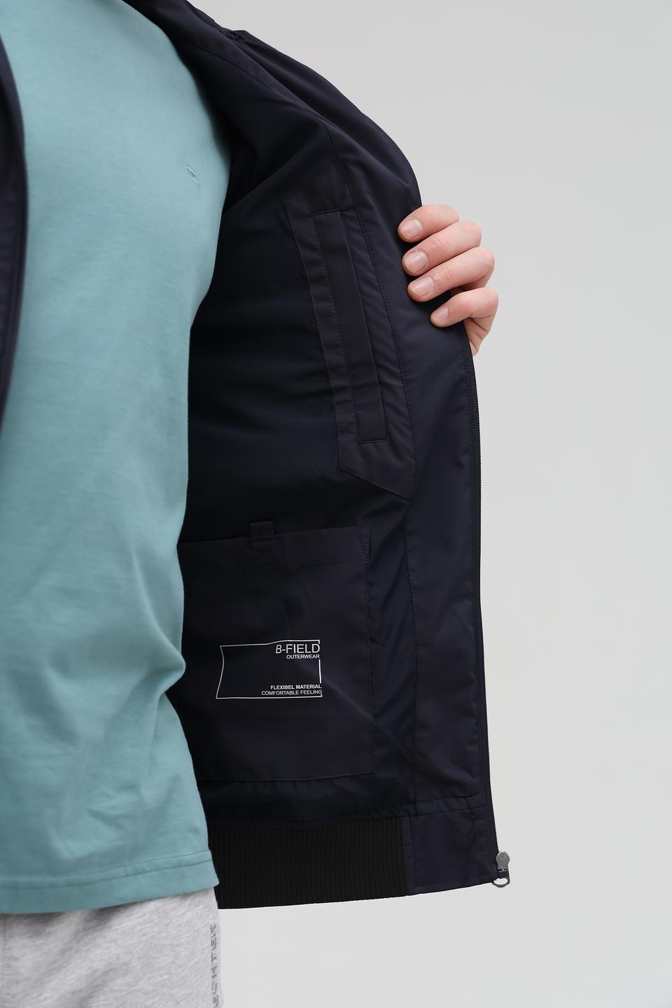 Куртка Basefield с капюшоном тёмно-синяя