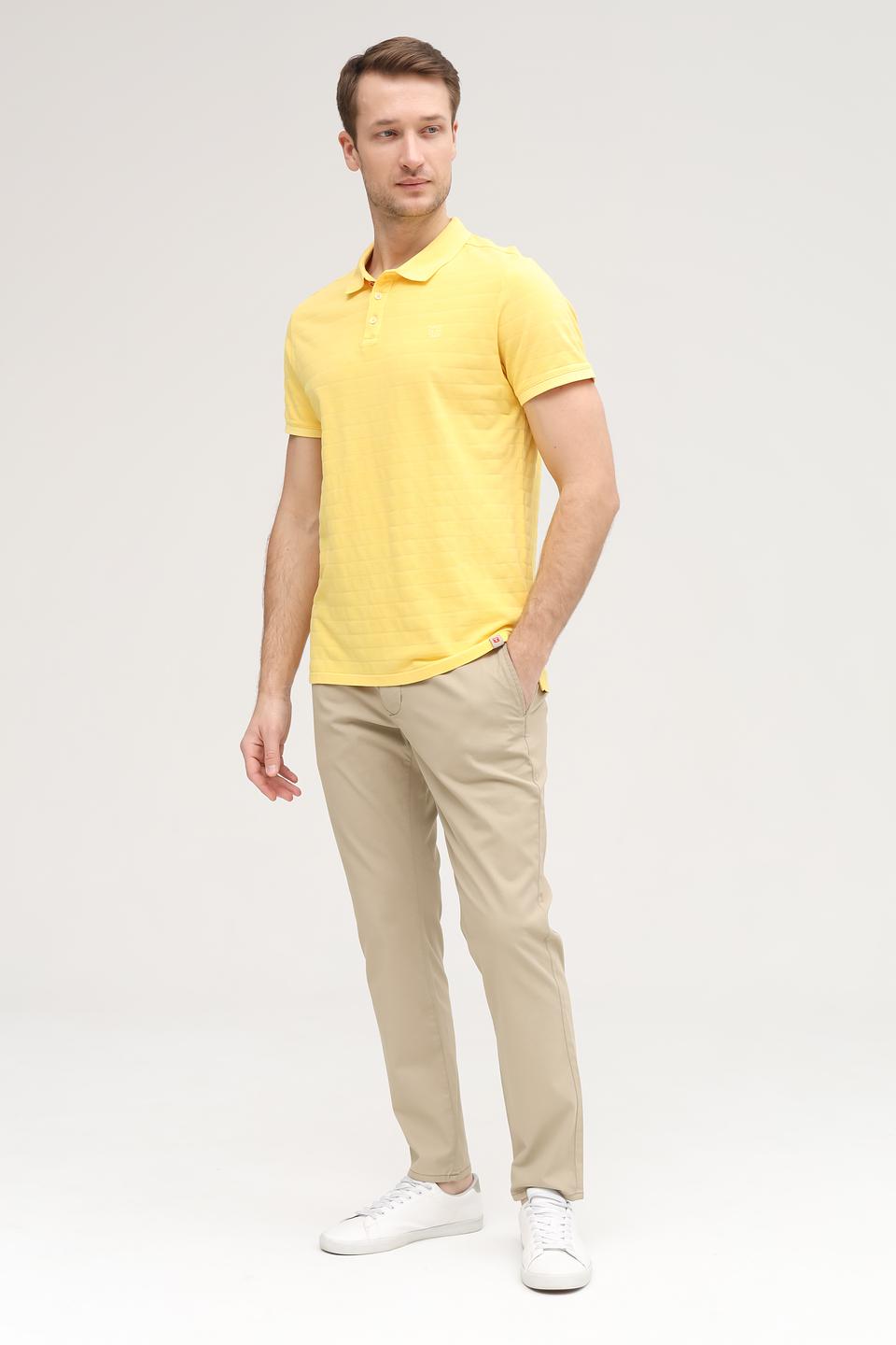 Поло Time Zone boy жёлтое