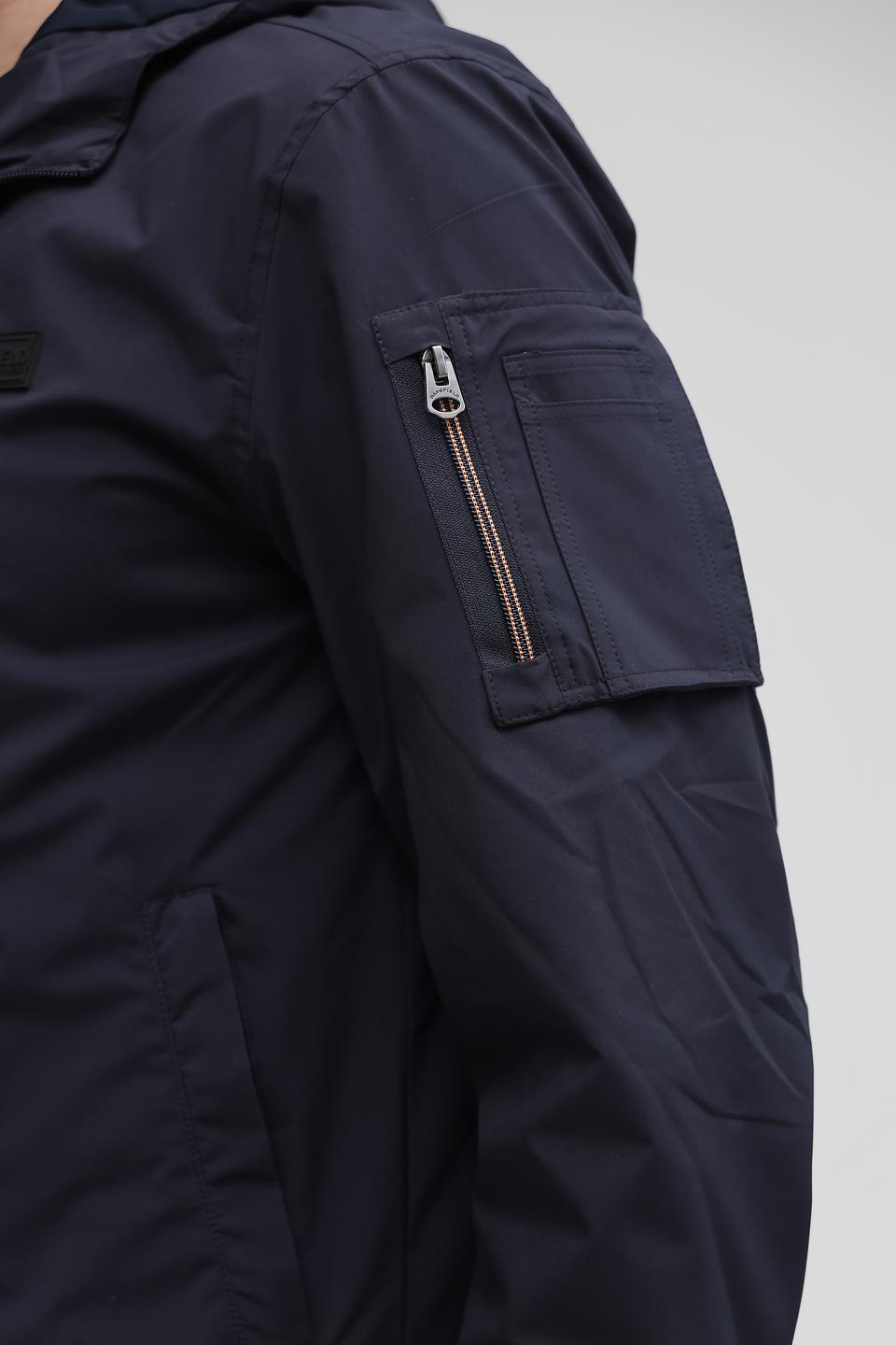 Куртка Basefield с капюшоном тёмно-синяя