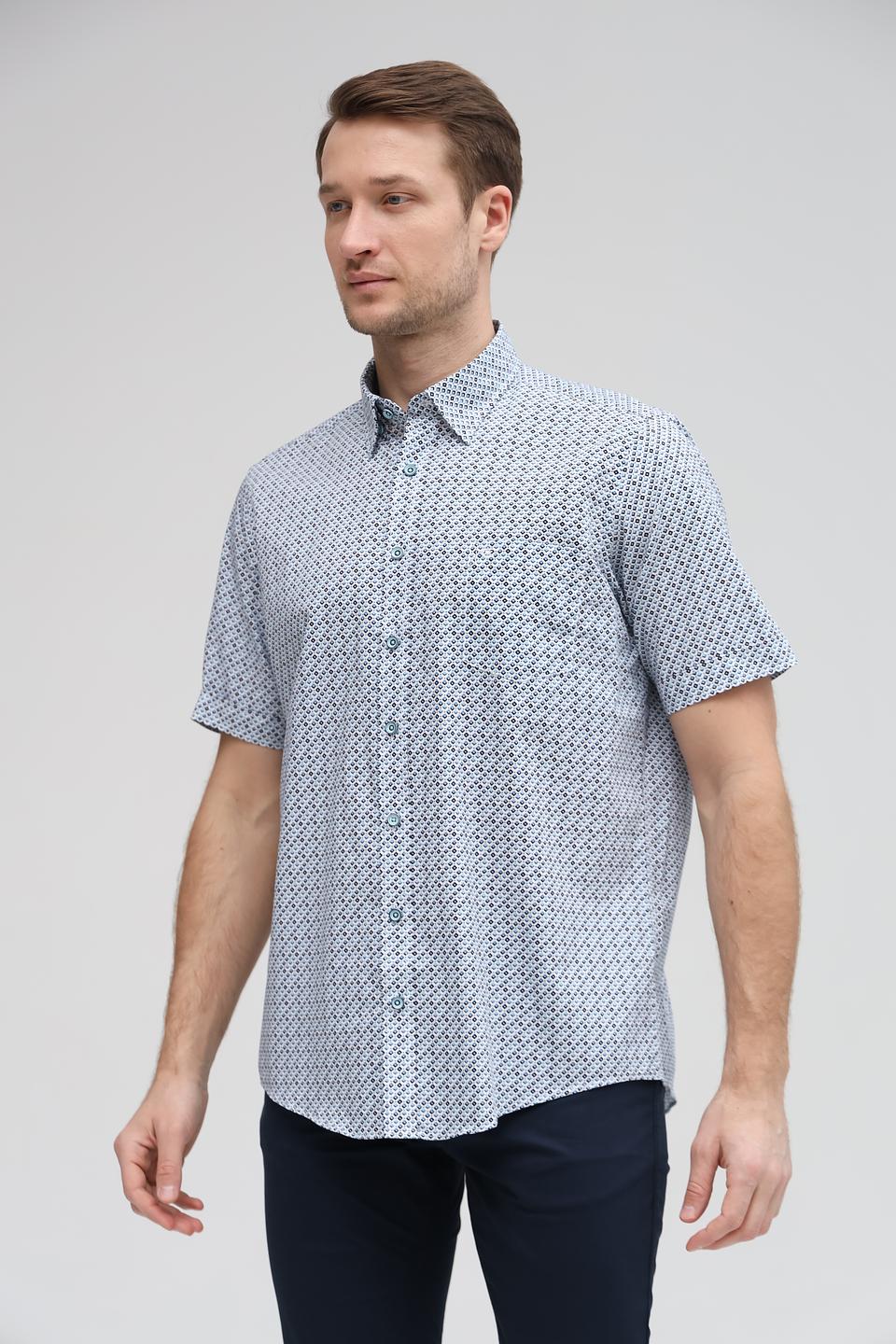 Рубашка кр Casa Moda в клетку