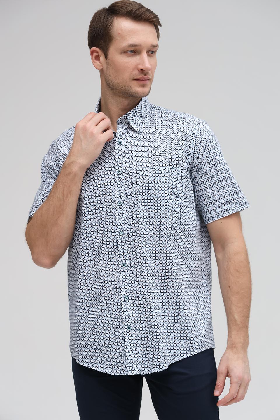 Рубашка кр Casa Moda в клетку