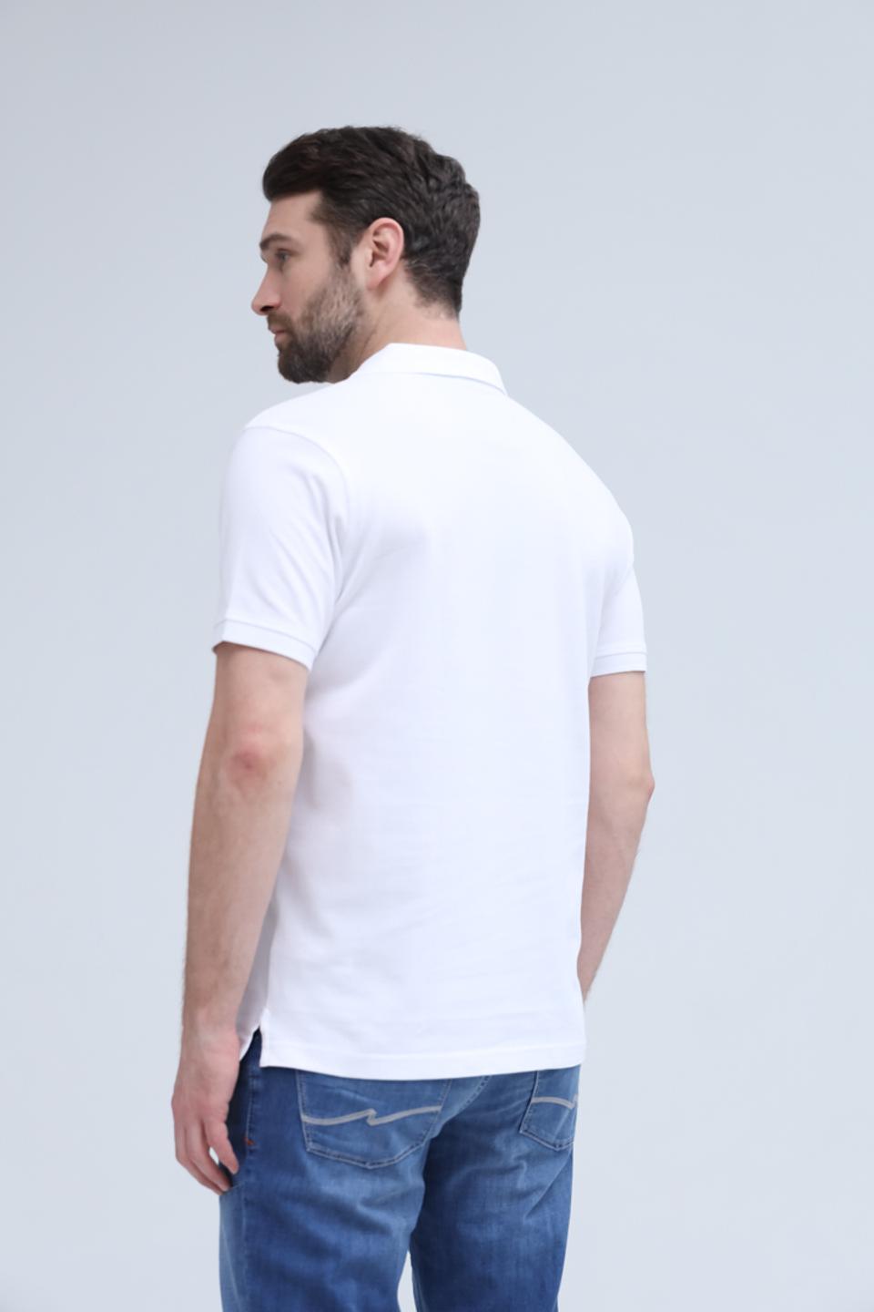 Поло Lerros мужское белое