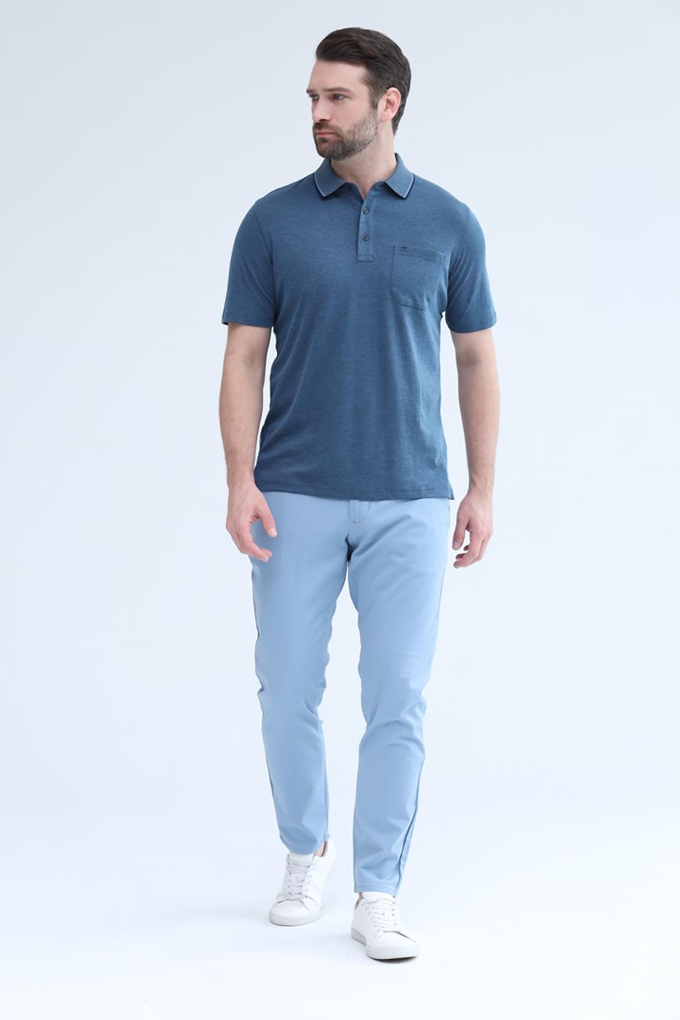 Поло Casa Moda мужское синее