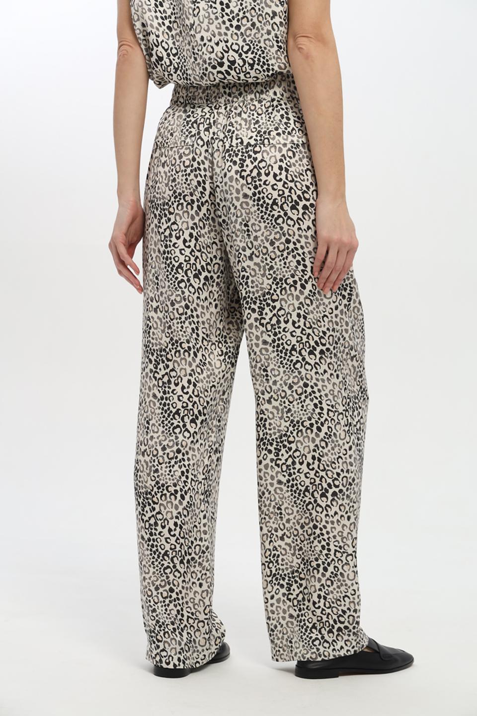 Брюки Marc Aurel с леопардовым принтом