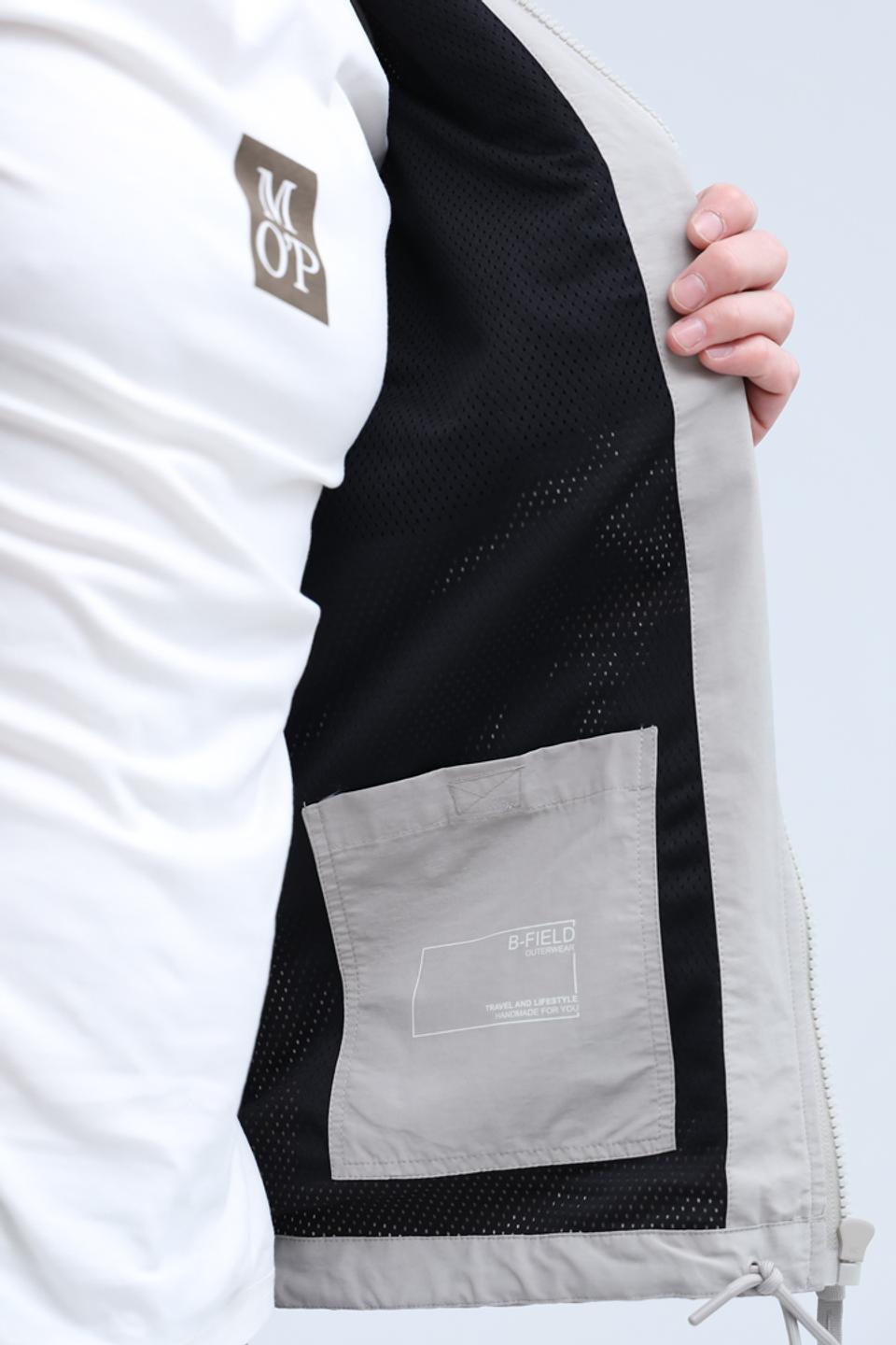 Ветровка Basefield серая